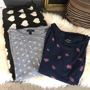 J crew tee bundle